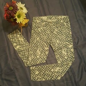 NWOT GAP Always Skinny pokadot wash jeans 27